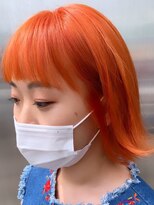 ファブ 千葉店(FaB)&nbsp;フェザーバング/カーキグレージュ/マッシュショートボブ[千葉駅]