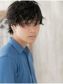 モテ抜け感ヘア☆ランダムパーマ風黒髪マッシュI