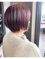 フィオーレ ヘアデザイン(FIORE hair design)&nbsp;ショート ピンク ラベンダー