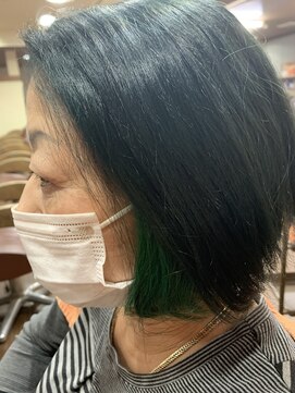 プレッソヘアー Presso hair ハイライトとダメージレスカラーで白髪対策