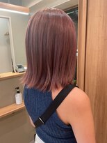 サク 田町芝浦(Sac.)&nbsp;「Sac.」富永実夕　透明感たっぷり！外ハネミディアムヘア！