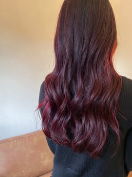 リール ヘアーアンドカンパニー(Rire Hair&Co.) チェリーレッド/レッドブラウン/ロング