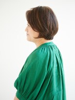 えがお美容室&nbsp;【えがお美容室】60代の方に◎ハイライトカラーボブ