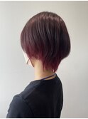 似合わせカラー／ワインレッド
