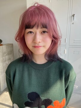 ムード カナザワ(mood kanazawa) 20代/30代/裾カラー/ブリーチカラー/ピンクカラー