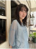 黒髪パーマ