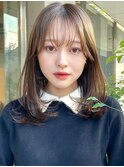 ワンカールレイヤー お顔まわりレイヤー 表参道青山20代30代40代