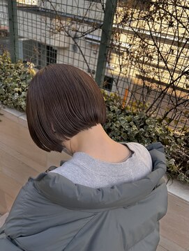 スタイル 成城学園前(STYLE) ショートボブ　丸みボブが可愛い　顎ラインカット