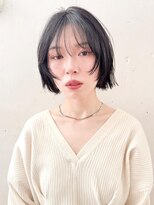 ヘアラウンジ ビーチ 青山 外苑前(hair lounge BEACH) ぷつっとミニボブシースルーバングフェイスレイヤー