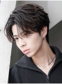 モテる黒髪ネープレスショート束感モテ髪ワックスなしマッシュ