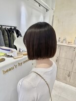 ビューバイネオリーブ 用賀店(Beau'r by neolive) くびれヘア縮毛矯正アプリコットオレンジ夏ハイライト《用賀》