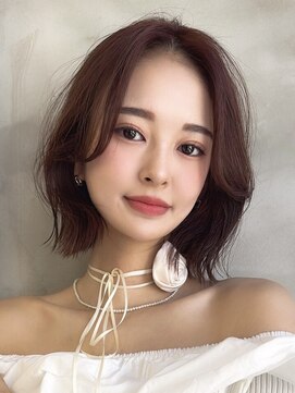 ロンド ストラーダ 心斎橋(Lond strada) レイヤーボブ×ハイトーン[心斎橋/髪質改善]