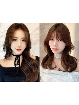 ばっさりとカットしなくても雰囲気が変わる韓国レイヤー。色っぽさと華やかさを兼ね備えた小顔ヘアに[大宮]