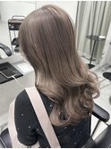 新潟ミルクティーベージュホワイトブロンド顔周りレイヤー韓国◆