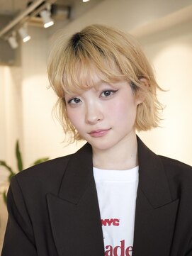 ラヴィズム 長岡店(LUVISM) 韓国/顔周りレイヤー/ダブルカラー/ベージュ/前髪新潟長岡宮関