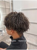 ハイライトパーマスタイル
