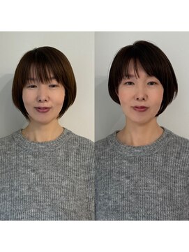 メロウ(me'lou) 《me’lou》大人×ショートボブ20代30代40代50代