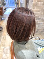 ネオリーブエム(Neolive em;)&nbsp;ブリーチありハイライト　ピンクベージュ