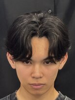 バース 河原町店(BIRTH)&nbsp;韓国へアカルマパーマワックスなしセンターパート黒髪ウルフ