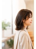 【40代】忙しい働く女性にピッタリ！外ハネミディ♪