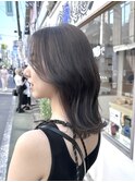 表参道/イルミナカラー/ブリーチなし/グレージュ/シアーグレー