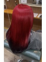 ヘアーサロン アトリエ(Hair salon ATORIE)&nbsp;ロングレイヤーブリーチなしダブルカラーエンドカラー