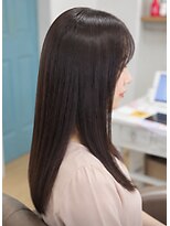 ヘアアトリエ ナイン(hair atelier nine)&nbsp;ダークパープル/ナチュラルショート/ミルクブラウン/夏/福島市