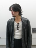 ミディアムウルフパーマ【上野　竜司】