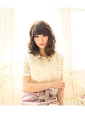 ヘアーメイク ブランニュー 東生駒店(hair make Brand new) 【透明感】ゆるふわカール＋ロブヘア