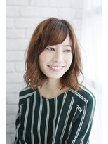 プリズム ヘアーデザイン 北坂戸店&nbsp;Aラインのミディアムパーマ