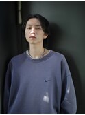 外ハネレイヤー×ミディアムパーマ