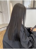 ◎ダークグレイジュ大人スタイル暗染めフェイクブラック河内長野