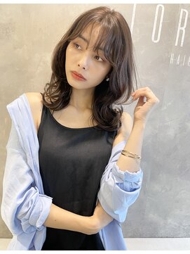 トルネード(TORNADO) 20代30代40代 くびれミディ レイヤー 韓国風 マロンベージュM76