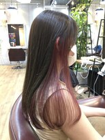 ロダット 横浜(LODAT by little)&nbsp;インナーカラー×ピンクブラウン【LODAT横浜】