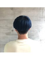 デネブ(Deneb) 10代20代人気★爽やかブルーカラー×すっきりツーブロック