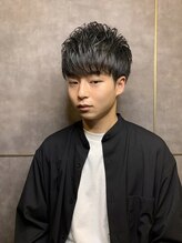 ロバーツ 国立(ROBERTS)&nbsp;メンズツーブロ束感マッシュ<理容室><国立/国立駅/メンズ>