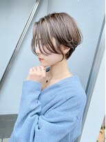 シェノン サントル(CHAINON CENTRE)&nbsp;外ハネボブ/セクションカラー/ペールベージュ[梅田/茶屋町]