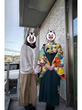 美容室 アンジェ(Ange) 卒業式♪