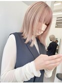 デザイン性抜群【インナーピンク×ミルクティー】藤川侑大