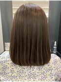 前上がりナチュラルボブ