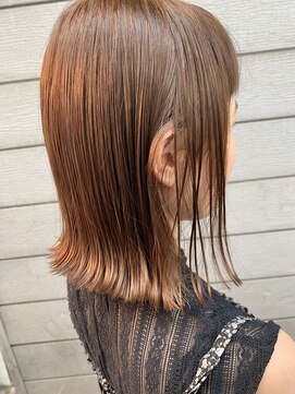 ヘアーシュシュカム(hair chouchou come) ☆切りっぱ外はね☆hair chouchou come 奥山