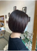 【目黒美容室】ボブヘア・ショートボブ・秋カラー