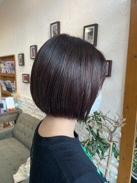 ヘアーアンドメイク エクリ 不動前店(Hair&Make equri) 【目黒美容室】ボブヘア・ショートボブ・秋カラー