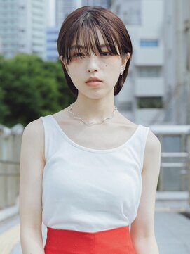 サンクス 品川港南(THK.) 大人かわいい 小顔 暗髪ボブ ミニボブ ボブヘア