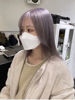 リル 溝の口(LiL) ラベンダーピンクパープルアッシュ切りっぱなし