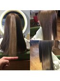 #イルミナカラー　#ミルクティー　#ベージュ　#ミルキーベージュ