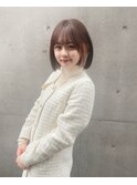 インナーカラー×小顔ボブ【銀座/有楽町】30代40代50代