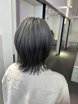 グレージュ/ダブルカラーケアブリーチ韓国ハイトーン