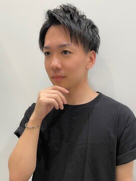 トルネード(TORNADO) アップバング ツーブロック バーバーフェードカットM1103