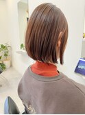 大人可愛い30代40代丸みとくびれショートボブ◎